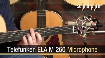 Ламповый микрофон Telefunken M260 — демо акустической гитары
