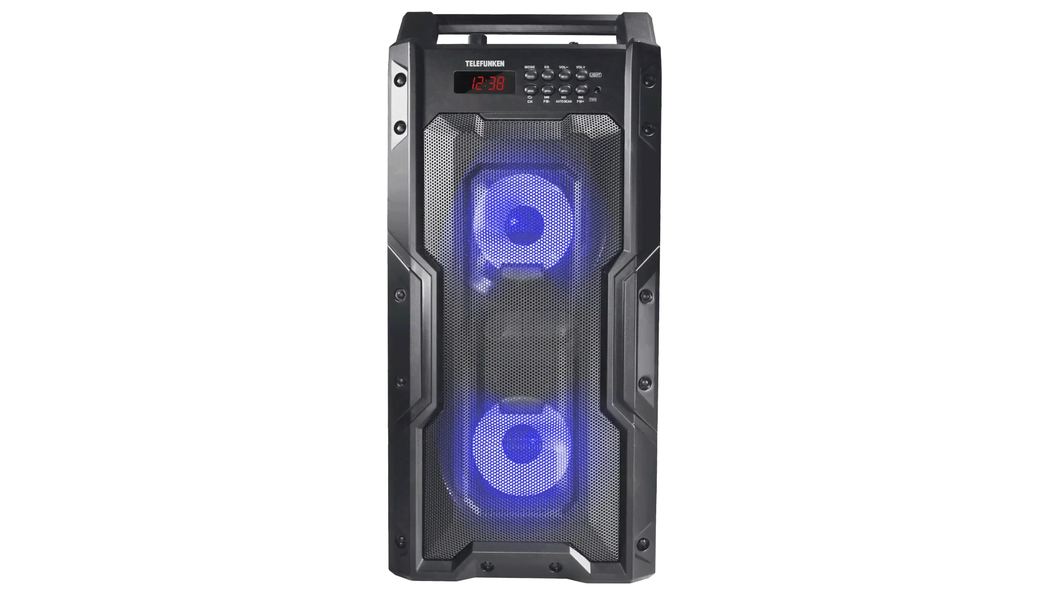 🛍 Колонка музыкальный центр Telefunken TF-PS1278B мощность 80 Вт с караоке,флешкой