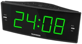 Радио-часы TELEFUNKEN TF-1587 Black/Green, TF-1587 Black/Green