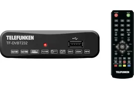 Приставки для цифрового ТВ Telefunken TF-DVBT232 черный (TF-DVBT232(ЧЕРНЫЙ))
