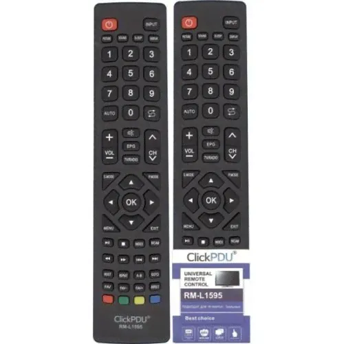 Пульт универсальный для телевизора ClickPdu RM-L1595 для телевизоров TELEFUNKEN