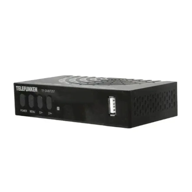 Ресивер TELEFUNKEN DVB-T2 TF-DVBT251 черный TF-DVBT251(ЧЕРНЫЙ)