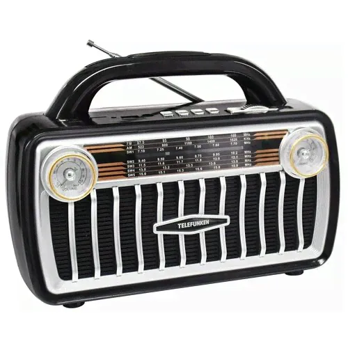 Радиоприемник TELEFUNKEN TF-1695UB(черный с серебром)