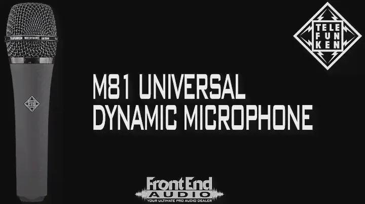 Универсальный динамический микрофон Telefunken Elektroakustik M81