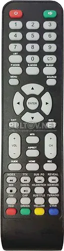 TELEFUNKEN 507CUP неоригинальный пульт для телевизора Telefunken