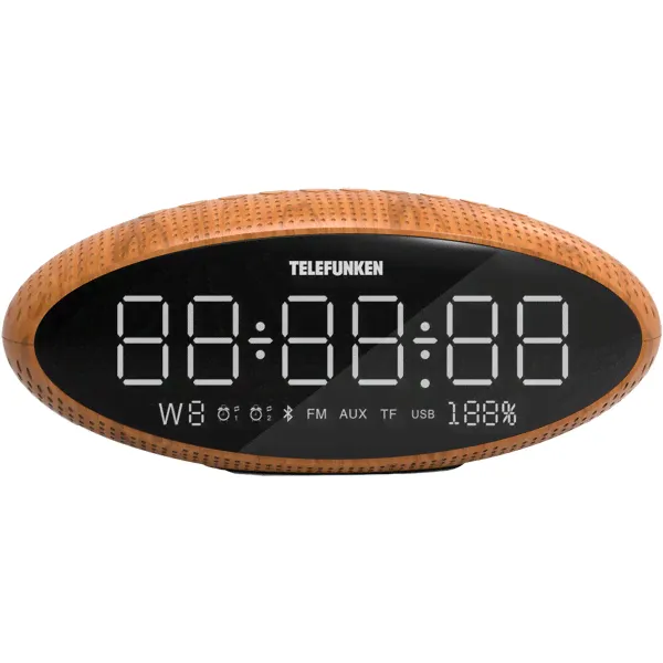 Характеристики: Часы с радио Telefunken TF-1702UB Wood