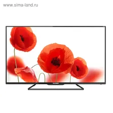 Телевизор Telefunken TF-LED32S41T2, 32", 1366x768, DVB-T2/T/C, 2xHDMI, 1xUSB, чёрный