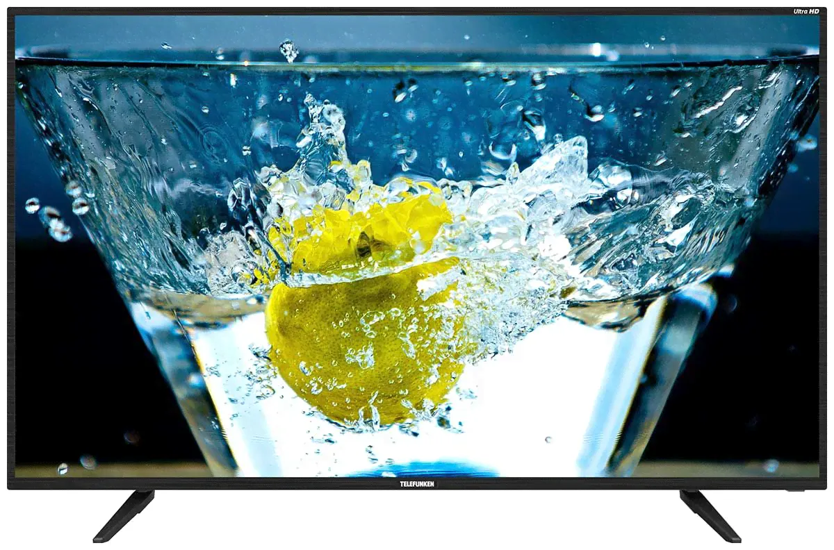 Telefunken Телевизор TF-LED55S25T2SU черный 55" 4K UHD, черный