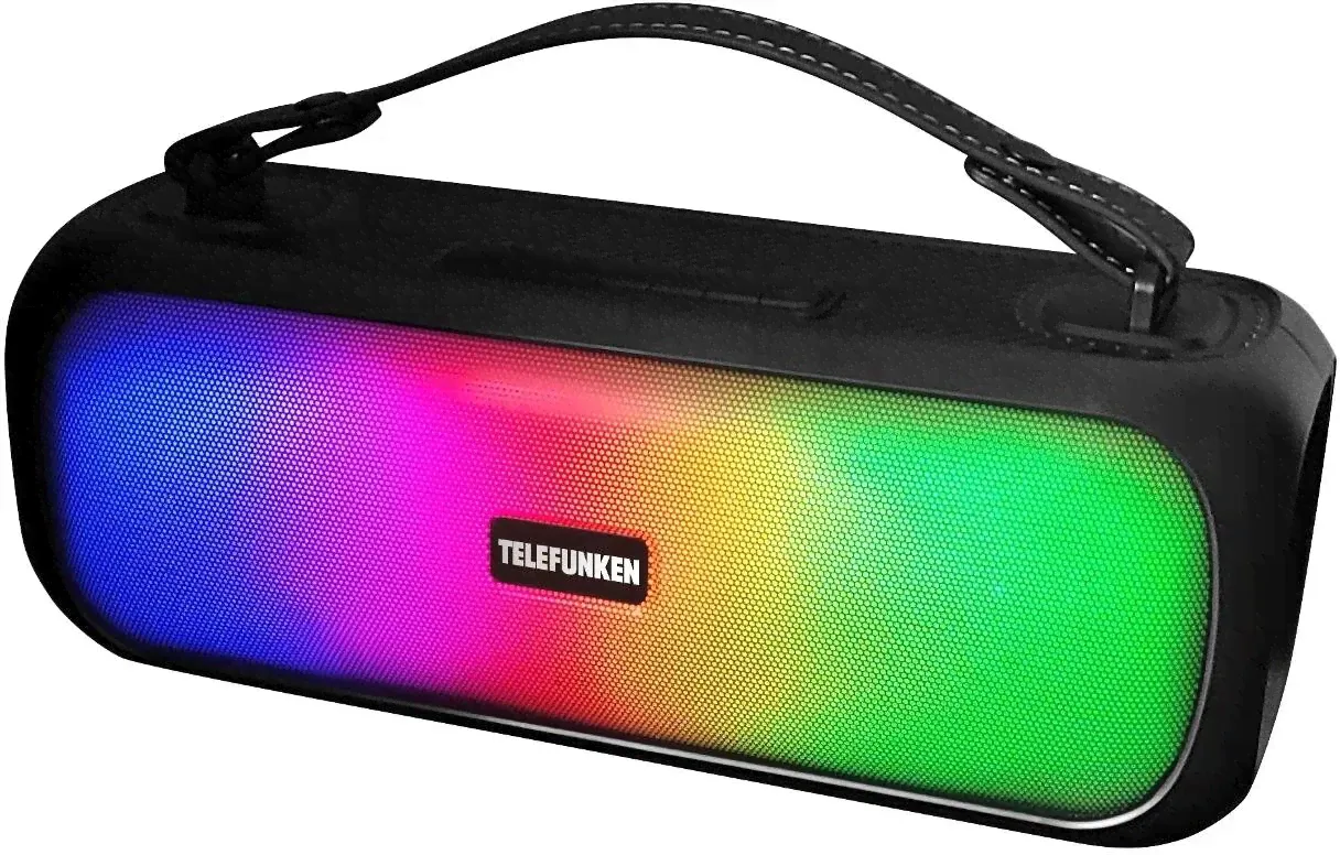 Портативная колонка Telefunken TF-PS1281B Black Black, Черный, TF-PS1281B Black
