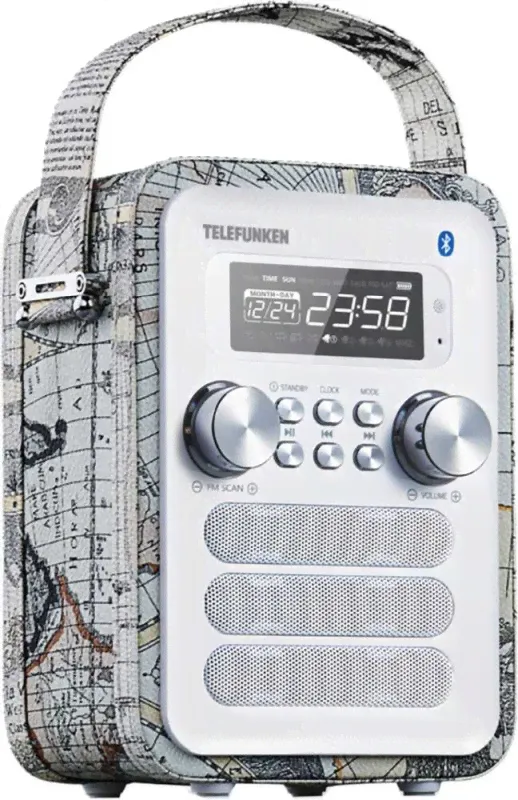 Радиоприемник настольный Telefunken TF-1580UB белый-0