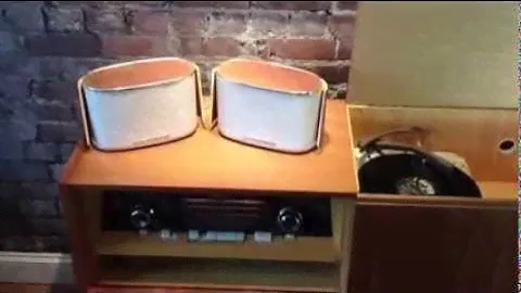 Mid Century Hi-Fi Telefunken Concerto 5306 MX with Bentwood Speakers