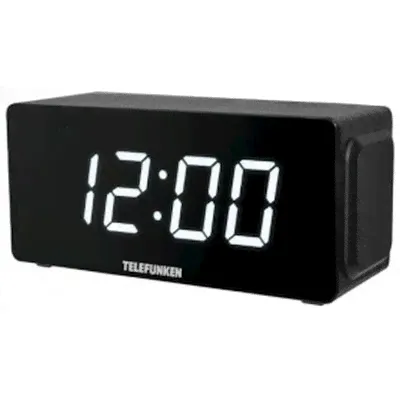 Радиочасы Telefunken TF-1566U Wood-White-0