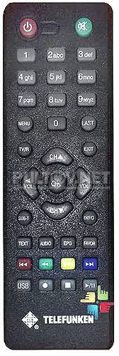 для спутниковых ресиверов / TELEFUNKEN TF-DVBT202, D-COLOR DC921 HD, WORLD VISION T37 пульт для DVB-T2-приставки-0
