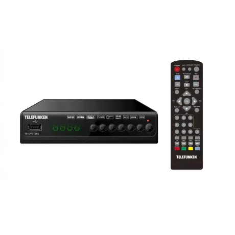 TV-тюнер DVB-T2/C Telefunken TF-DVBT262, черный-0