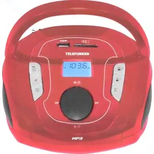 Магнитола Telefunken TF-SRP3471B красный