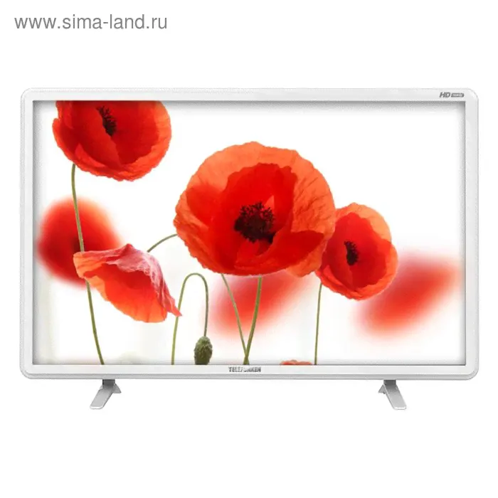 Телевизор Telefunken TF-LED32S21T2, LED, 31.5", белый