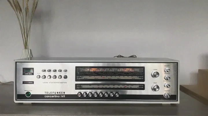 TELEFUNKEN Concertino Hi Fi Vintage Receiver | Cryptone