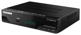 DVB-T2 приставка Telefunken TF-DVBT216 Black, TF-DVBT216