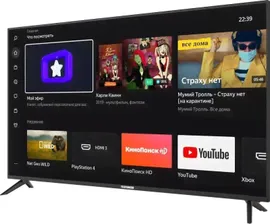 Телевизор 58" TELEFUNKEN TF-LED 58S06T2SU 4K UHD Яндекс.ТВ