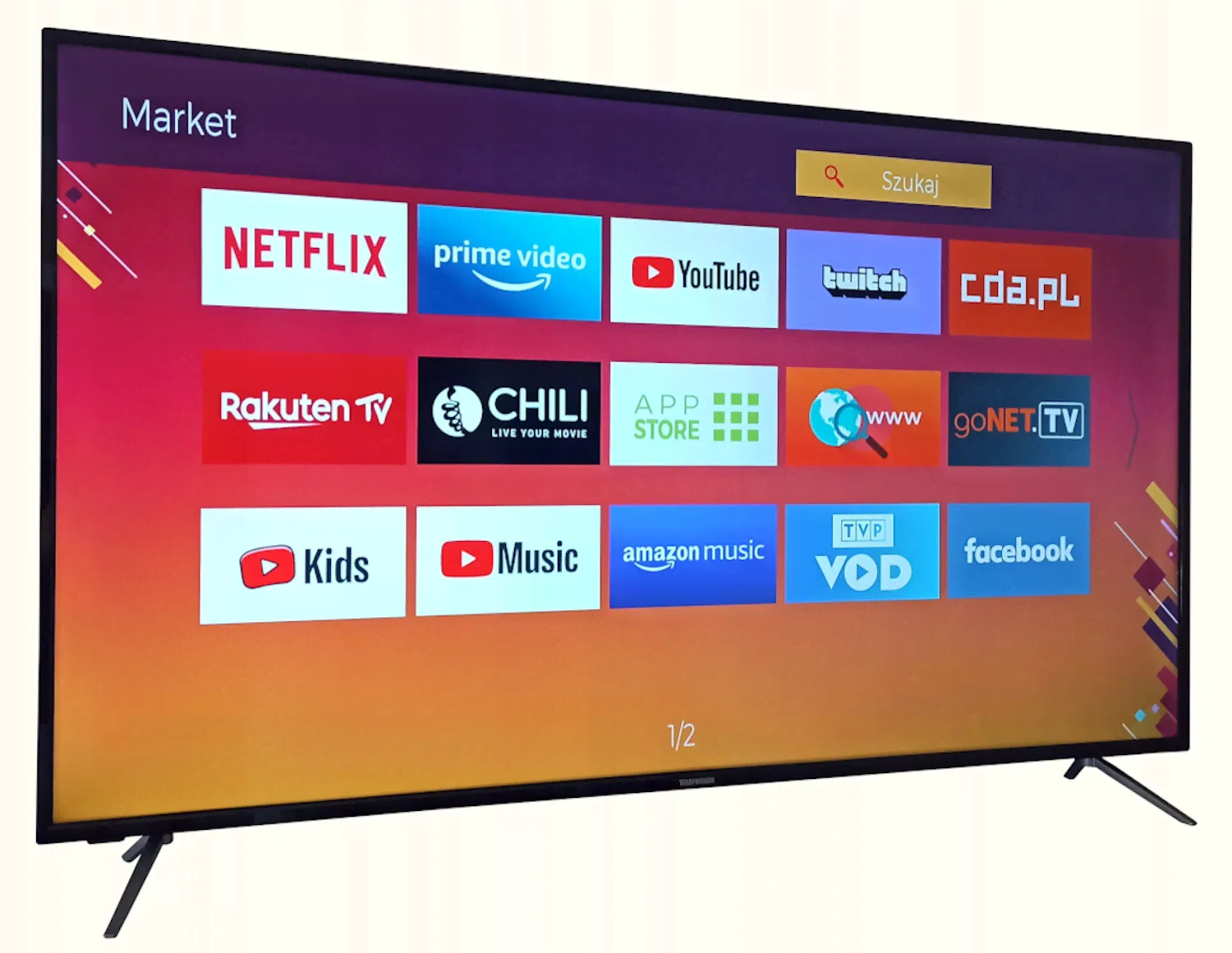 SMART TV 43 TELEFUNKEN 4K HDR Bluetooth DVBT2 HEVC