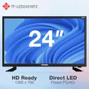 Telefunken Телевизор TF-LED24S19T 23.6" HD, черный