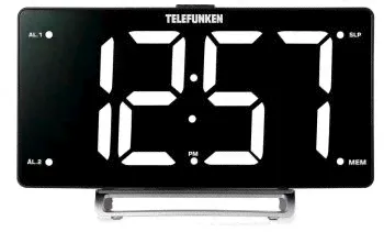 Радиоприемник TELEFUNKEN настольный TF-1711U черный TF-1711U(ЧЕРНЫЙ С БЕЛЫМ)-0