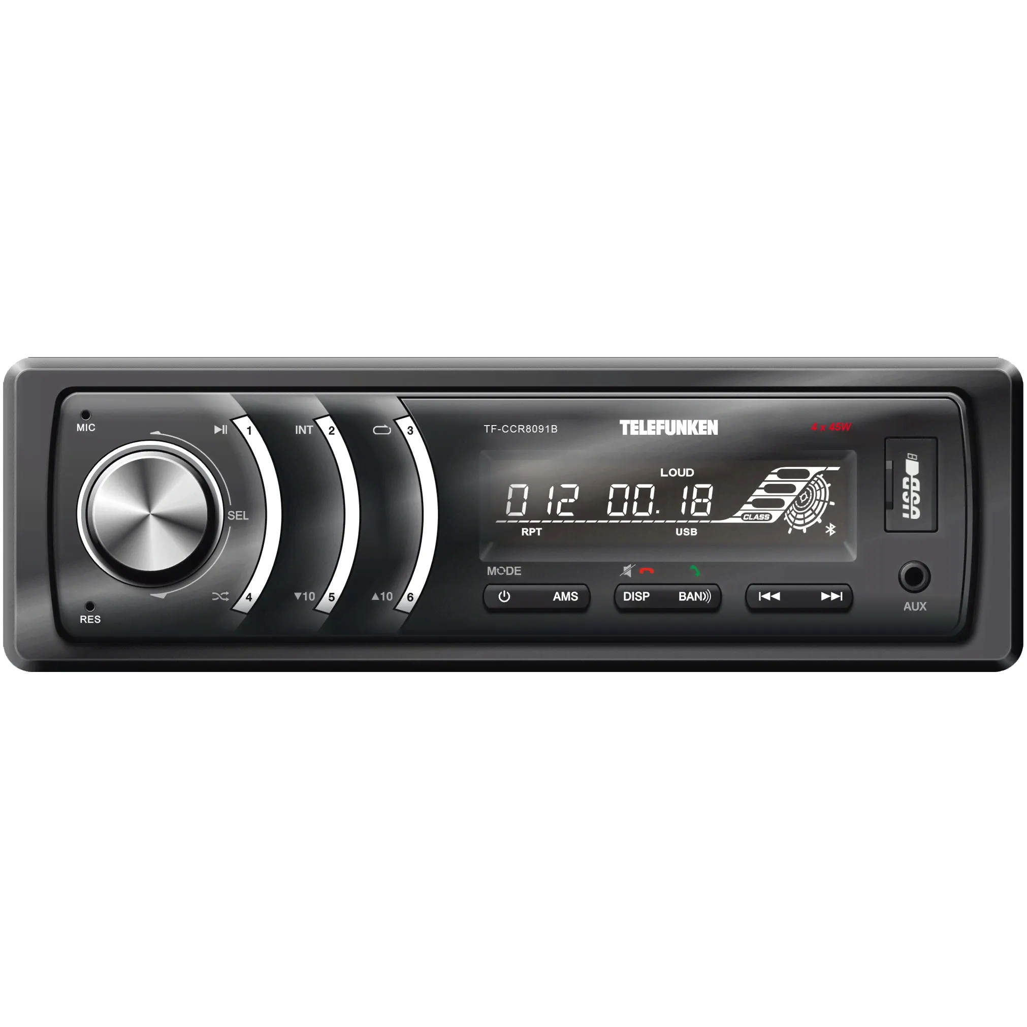 Telefunken TF-CCR8091B автомагнитола-0