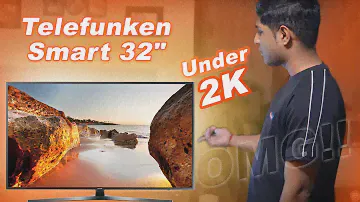 The Telefunken Smart 32" A Smart LED TV Under 2K