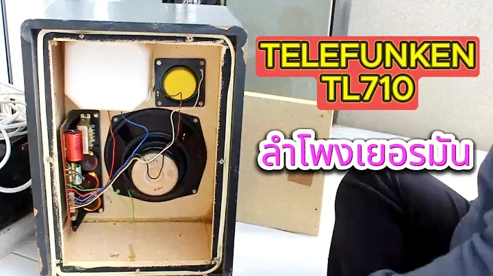 ผ่าลำโพงเยอรมัน TELEFUNKEN TL-710 ข้างในสุดยอดมากไม่เคยห็นแบบนี้
