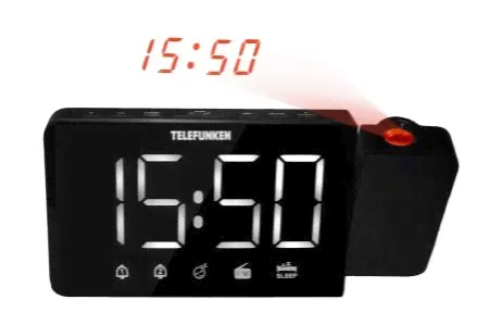 Радиобудильник Радиобудильник TELEFUNKEN TF-1703(черный с белым)-0