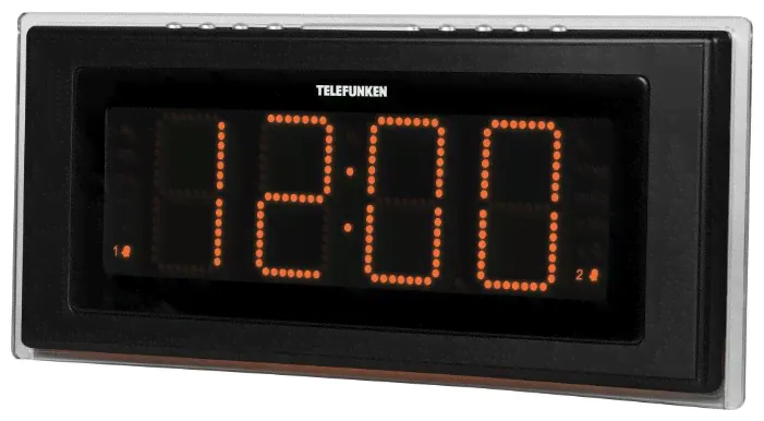 Радиобудильник Telefunken TF-1541 Black/Orange