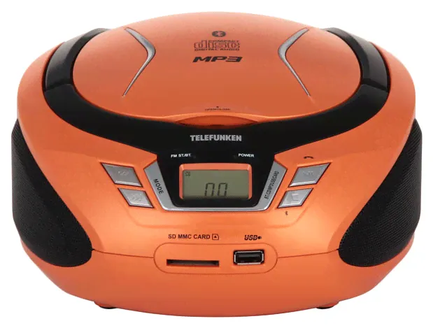 Магнитола Telefunken TF-CSRP3495B Orange, TF-CSRP3495B-0