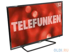 Телевизор Telefunken TF-LED32S39T2S 32" LED HD Ready TF-LED32S39T2S(ЧЕРНЫЙ)