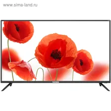 Телевизор Telefunken TF-LED40S82T2S, 40", 1920х1080, DVB-T2/C/S2, 3хHDMI, 2хUSB, SmartTV