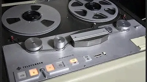 Telefunken M15A магнитофон  бобинный Настоящий винтажный магнитофон, цифровая, автоматика, обзор