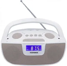 Аудиомагнитола Telefunken TF-SRP3469 белый 2Вт/MP3/FM(dig)/USB/SD