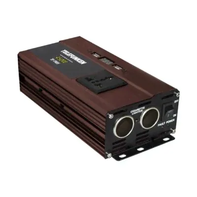 Новый автомобильный инвертор Telefunken TF-PI05 450 - 900Вт 12В - 220В инвертер, автоинвертер, преобразователь напряжения, автоинвертор, 2 USB