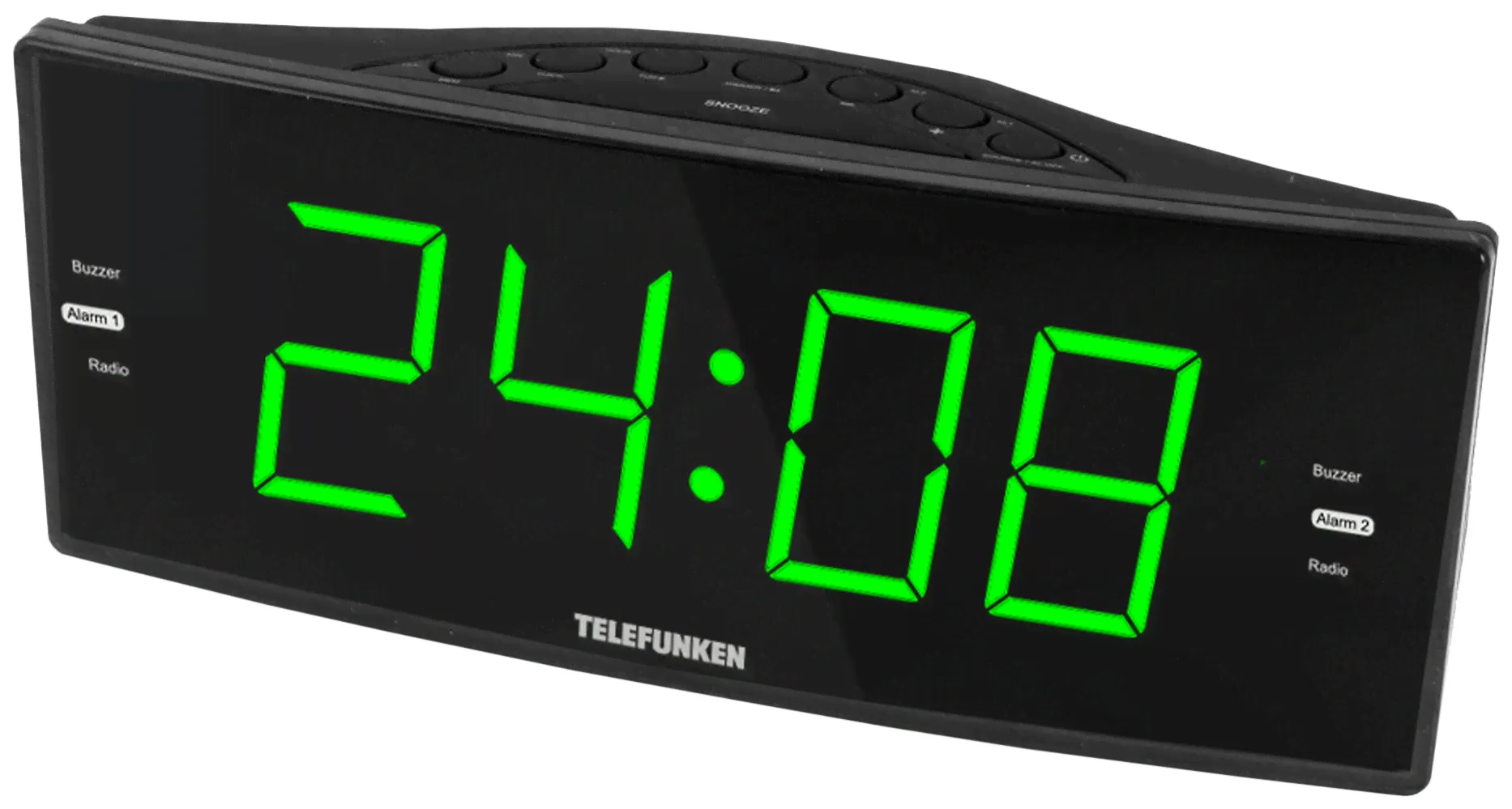 Радио-часы TELEFUNKEN TF-1587 Black/Green, TF-1587 Black/Green