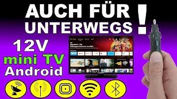 Mini 12V Android Smart TV HD DVB-T2 Telefunken XH24AN550MV WLAN Bluetooth LCD Satellit Fernseher 24"