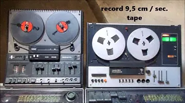 2 x RECORD TEST: PHILIPS N4420 vs TELEFUNKEN magnetophon 3000 hifi