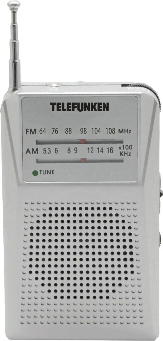 Радиоприемник карманный Telefunken TF-1641 серебристый-0
