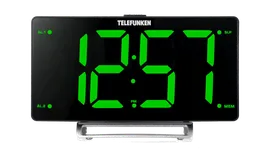 Радио,Часы,Приемник Telefunken TF-1711 (blak/green) радиочасы