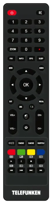 Телевизор TELEFUNKEN TF-LED43S11T2S 43" черный-0
