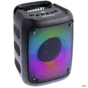TELEFUNKEN Портативная колонка Telefunken TF-PS1237B, 15Вт, 1500мАч, FM,BT, USB, TWS, подсветка, черная