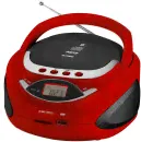 Аудиомагнитола Telefunken TF-CSRP3494B красный 2Вт/CD/CDRW/MP3/FM(an)/USB/BT/SD/MMC (TF-CSRP3494B(КРАСНЫЙ))