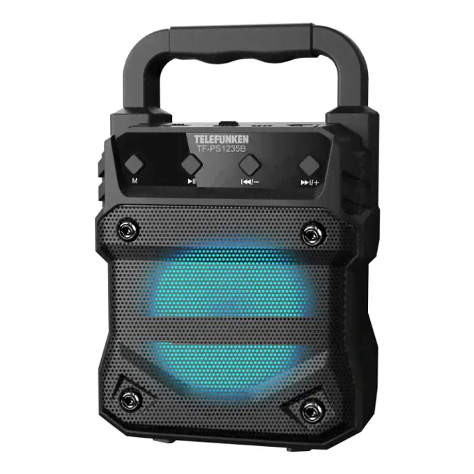 Акустическая система Telefunken TF-PS1235B портативная с Bluetooth черная