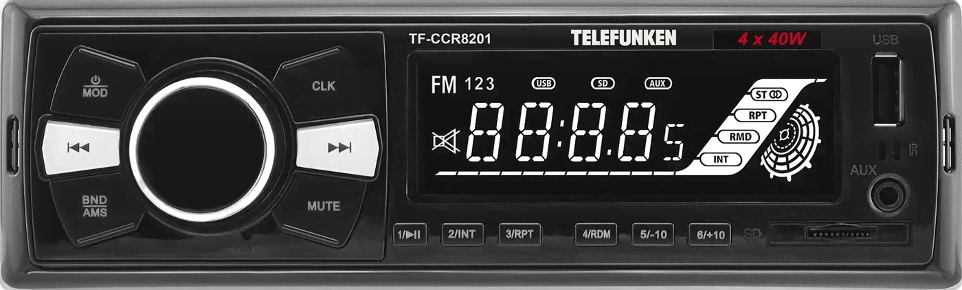 Telefunken Автомагнитола, 1 DIN