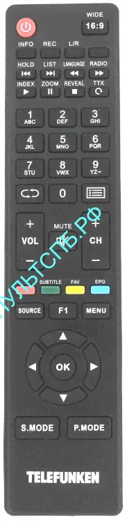 Пульт TELEFUNKEN TF-LED50S10T2 для TV оригинал-0