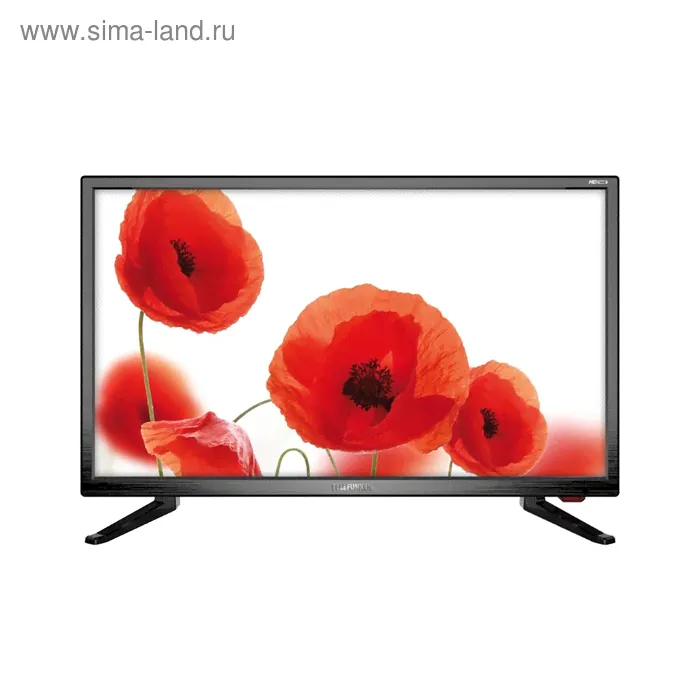 Телевизор Telefunken TF-LED24S37T2, 23,6", 1366х768, DVB-T2/T/C, 1xHDMI, 1xUSB, чёрный-0