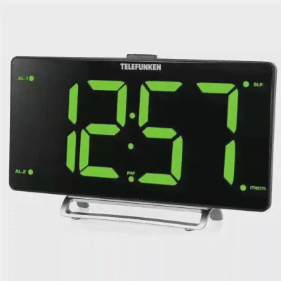 Радиоприемник с часами Telefunken TF-1711U цвет black-2